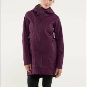 Lululemon Right As Rain Jacket Plum